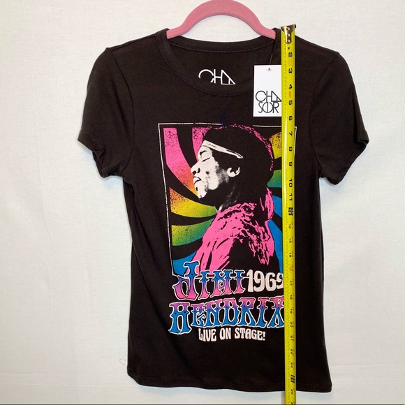 CHASER Jimi Hendrix t-shirt 🖤🎸🌈 - Picture 4 of 10